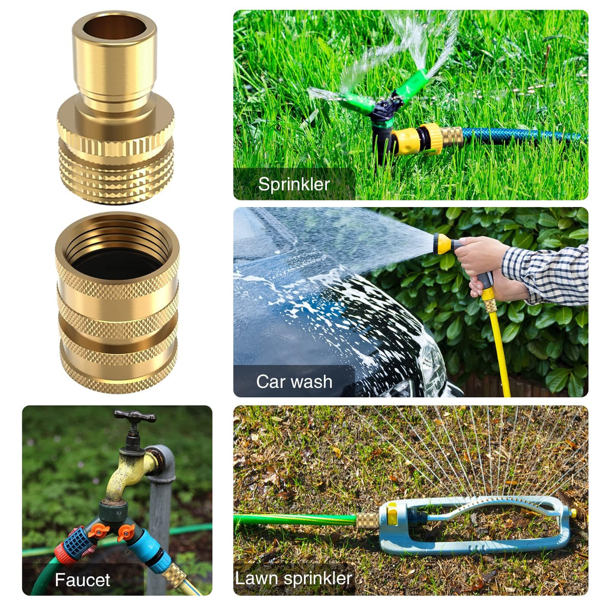 Twinkle Star easy attach-detach fittings simplify watering tasks.