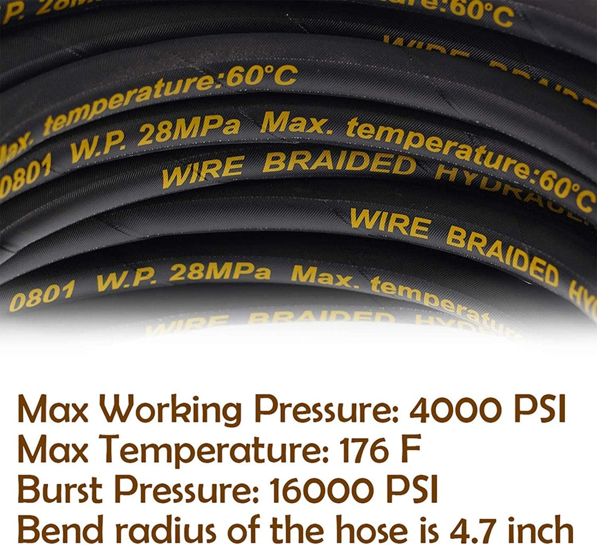 Durable rubber core with reinforced inner tube supports heavy cleaning jobs.
