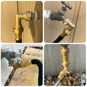 Twinkle Star leak-tight valve elbow prevents drips and waste