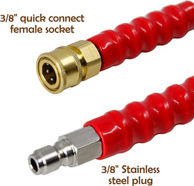 Twinkle Star steel-wire braid construction demonstrates durability under high pressure.
