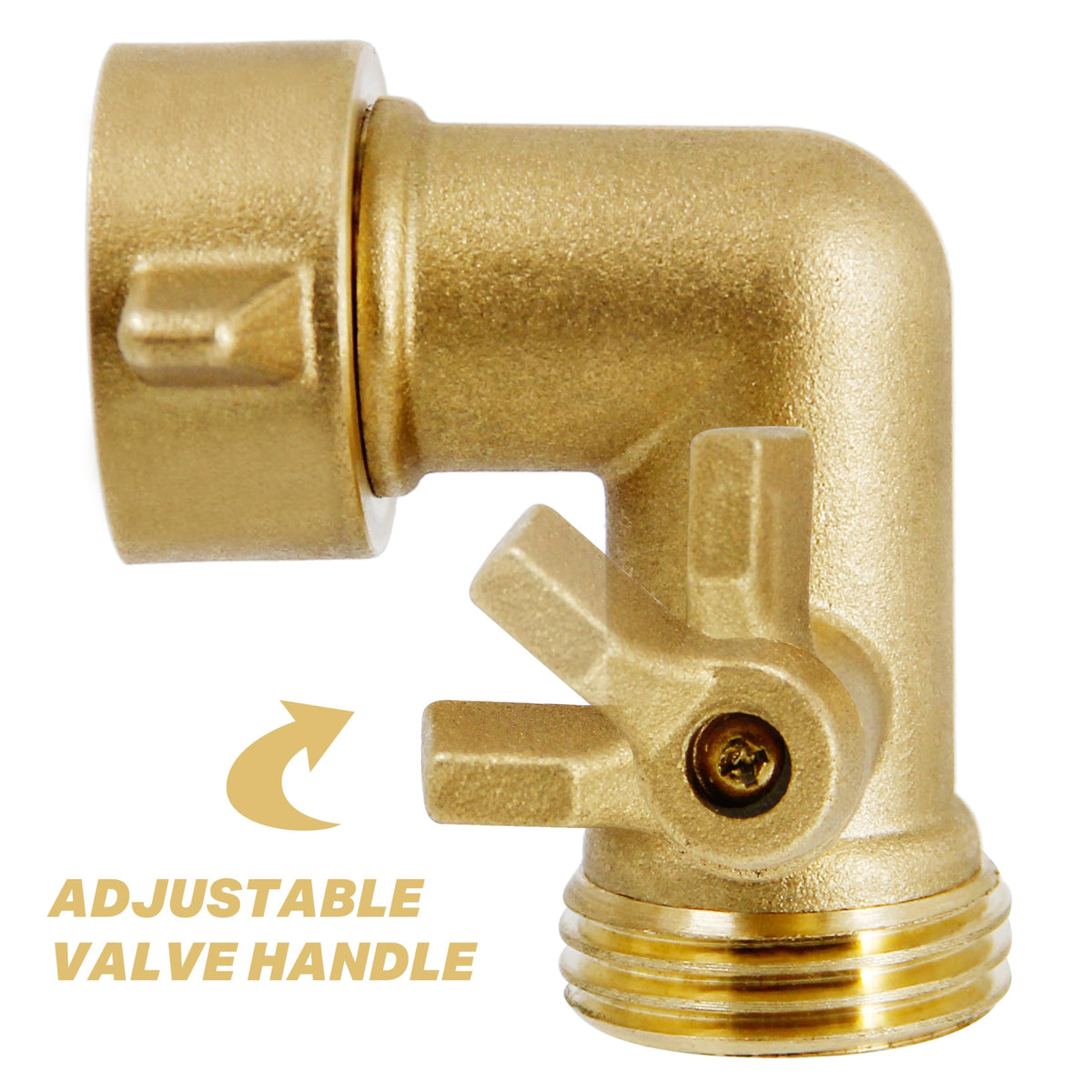 Twinkle Star swivel connector allows precise faucet attachment