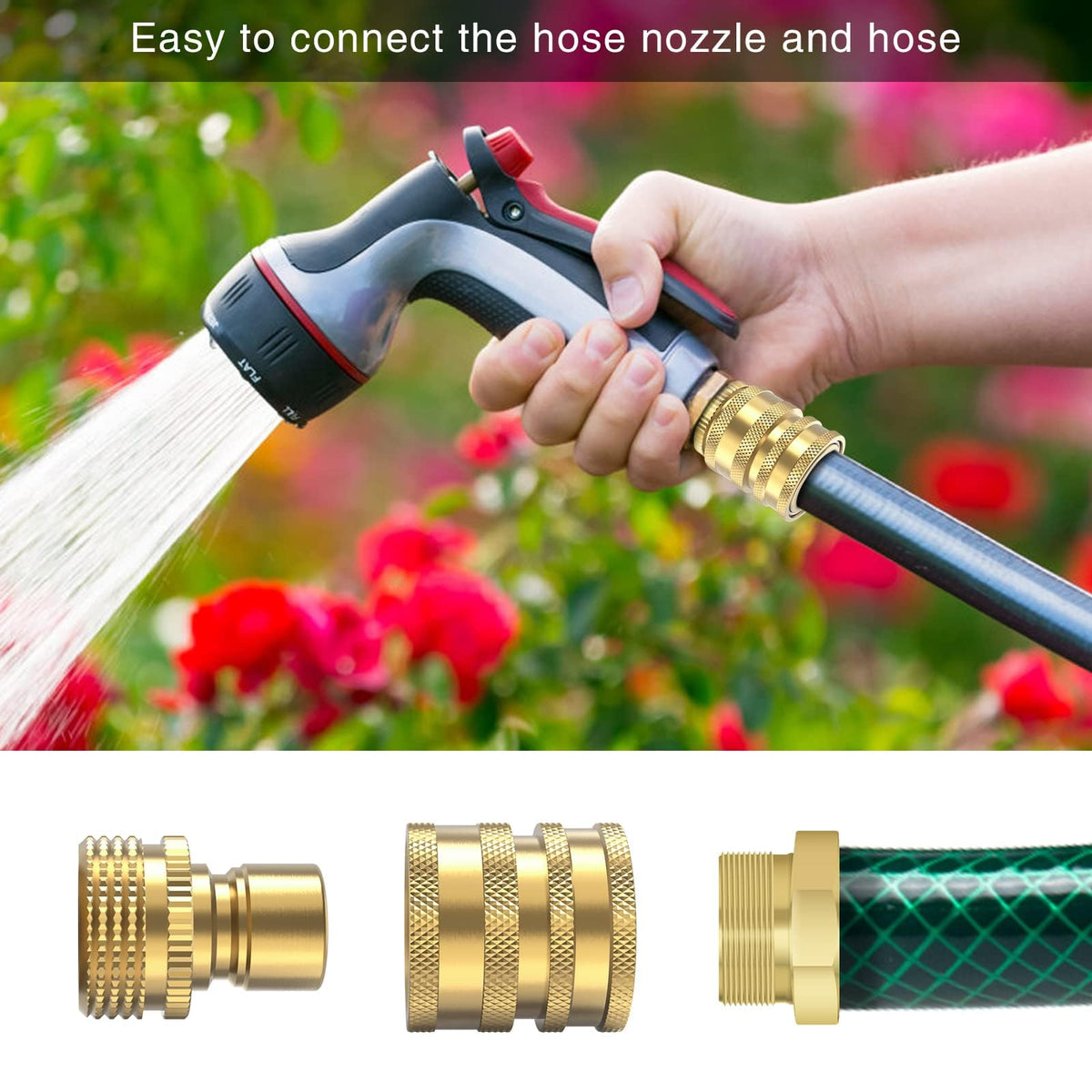 Twinkle Star weather-ready brass fittings withstand outdoor conditions.