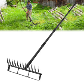 TwinkleTool garden hoe stirrup-hoe front view for precise weed removal in beds