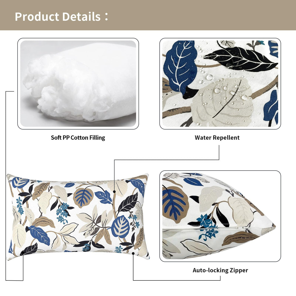 TWLEAR decorative pattern enhances any outdoor or indoor seating area