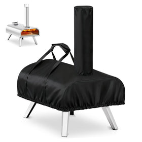 TwoPone pizza oven cover fits BIG HORN snugly for outdoor cooking protection.