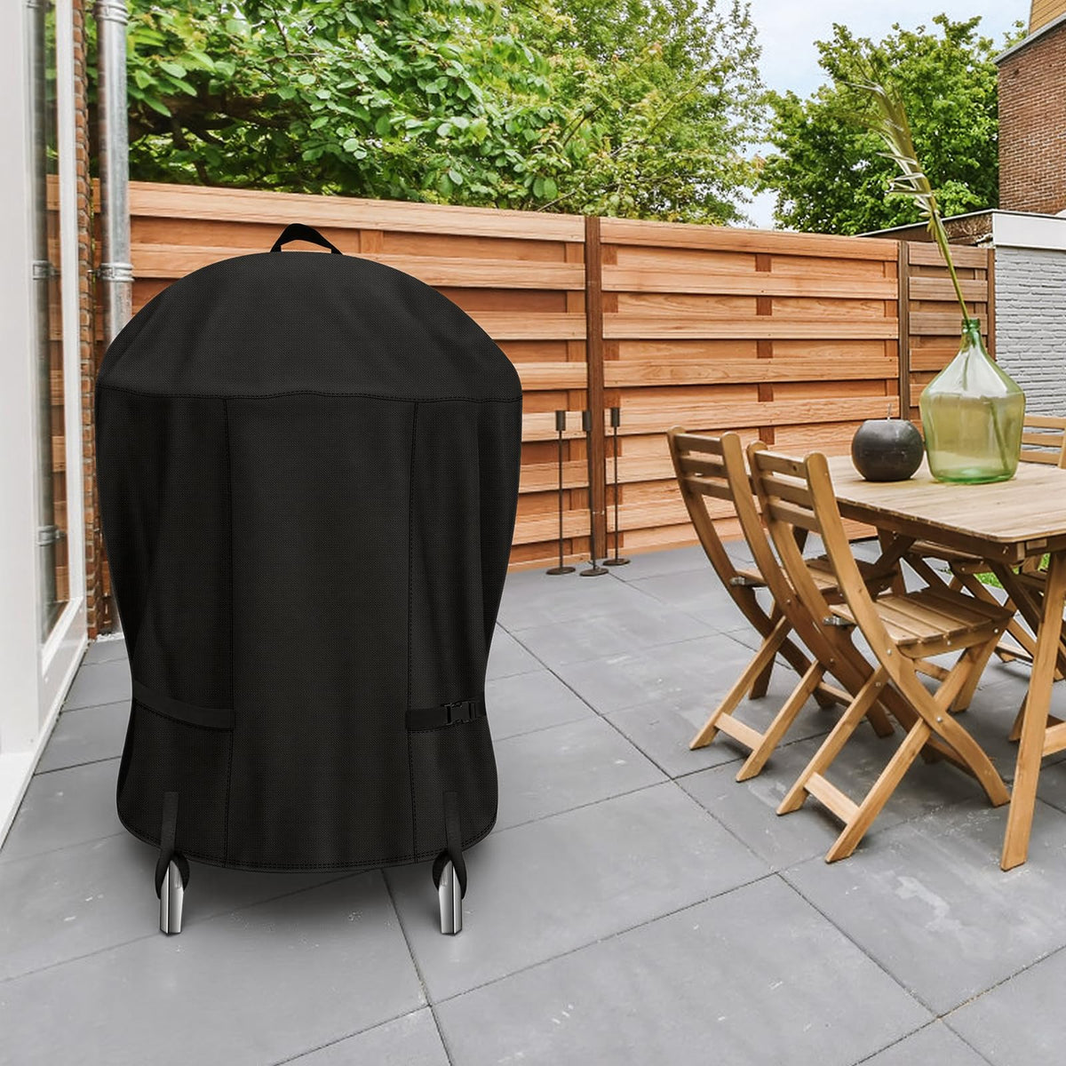 TwoPone portable handle design enables quick removal after cooking