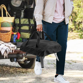 TwoPone portable carry-handle makes outdoor transport easier for picnics and parties.