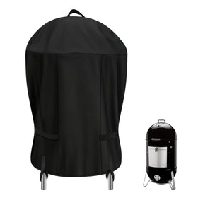 TwoPone smoker cover for Weber Smokey 18-inch shields from rain and dust