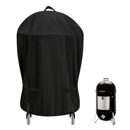 TwoPone smoker cover for Weber Smokey 18-inch shields from rain and dust