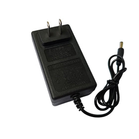 TWRSHE 21V2A charger front view, compact and ready for on-site tool charging.
