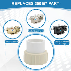 Txdiyifu 350157 union kit during installation enables simple pipe connections.