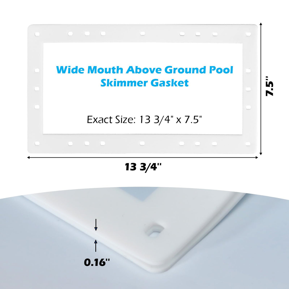 Butterfly one-piece design gasket by Txdiyifu for tight seal