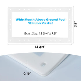 Butterfly one-piece design gasket by Txdiyifu for tight seal