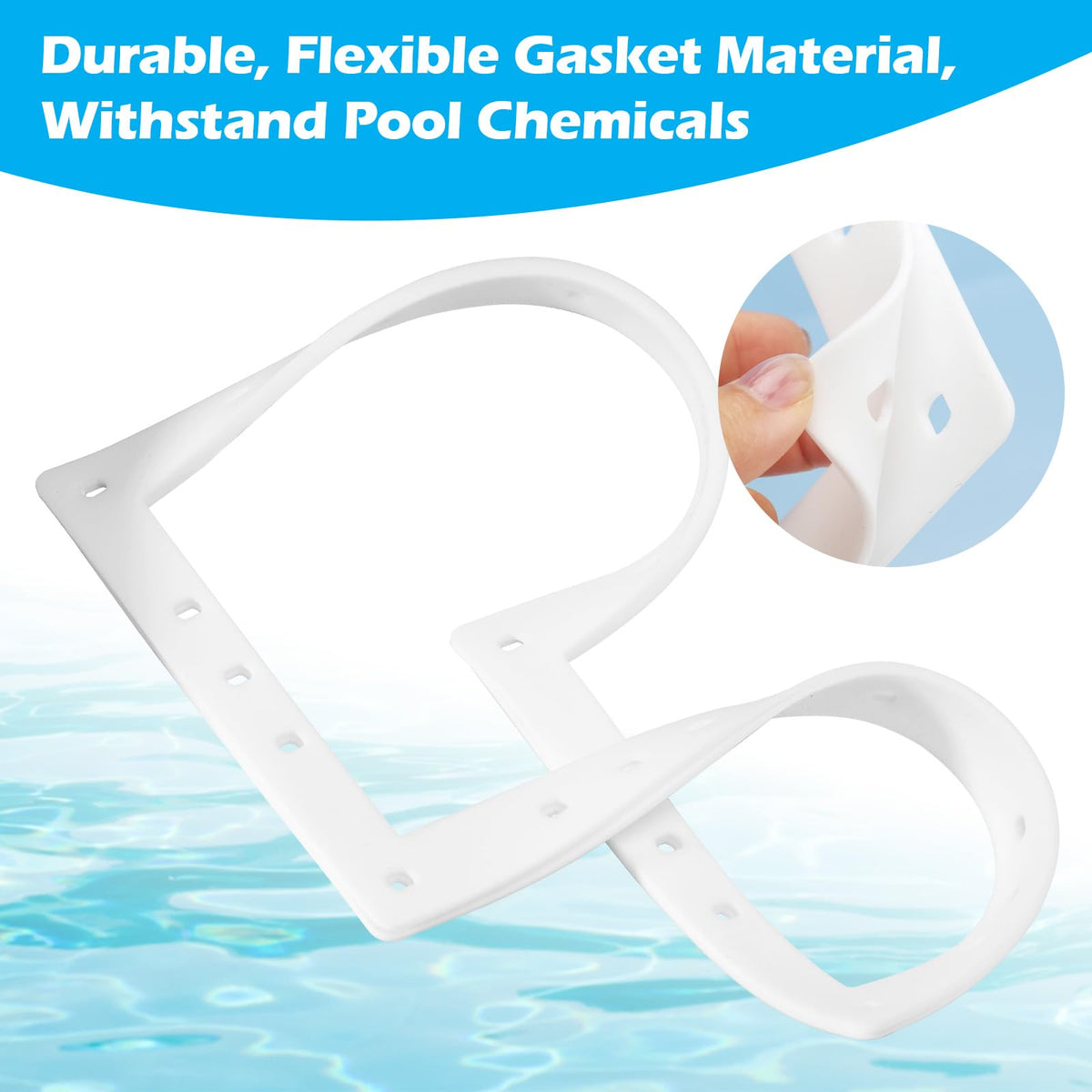 Flexible gasket material resists chemicals and weather exposure