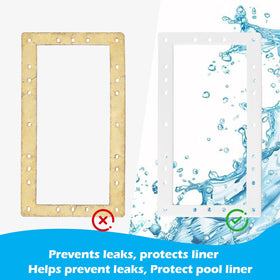 Two-pack for multiple skimmers or backups in above-ground pools