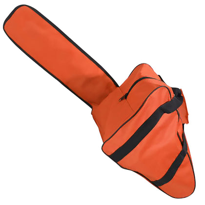 Txelegant chainsaw bag orange exterior provides rugged protection during transport