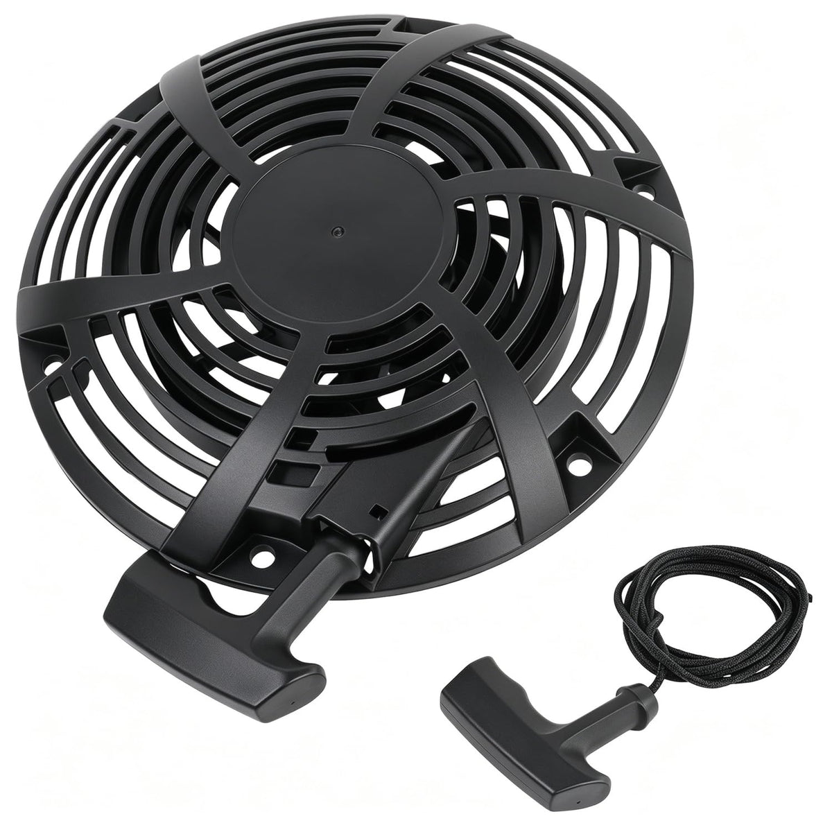 TXRXIZ 796497 rewind starter assembly close-up for Toro-compatible engines, reliable starts.