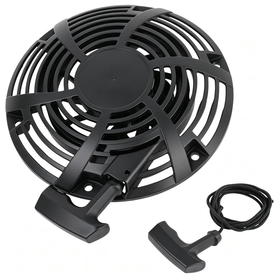 TXRXIZ 796497 rewind starter assembly close-up for Toro-compatible engines, reliable starts.