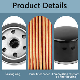 TXRXIZ oil filter Kawasaki compatibility chart guides model matching