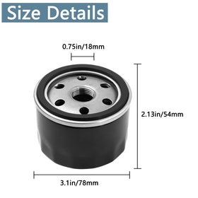 TXRXIZ oil filter packaging shows OEM-grade replacement for Kawasaki engines