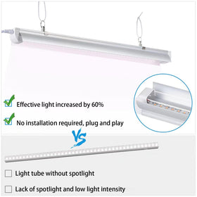 TYAGMAM Grow Light clip and cable ties enable quick, tool-free installation