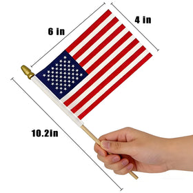 Tyalfrich spear-top wooden flagpole ensures safe, sturdy outdoor display.