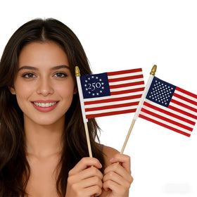 Tyalfrich tear-resistant polyester flag withstands wind for outdoor use.