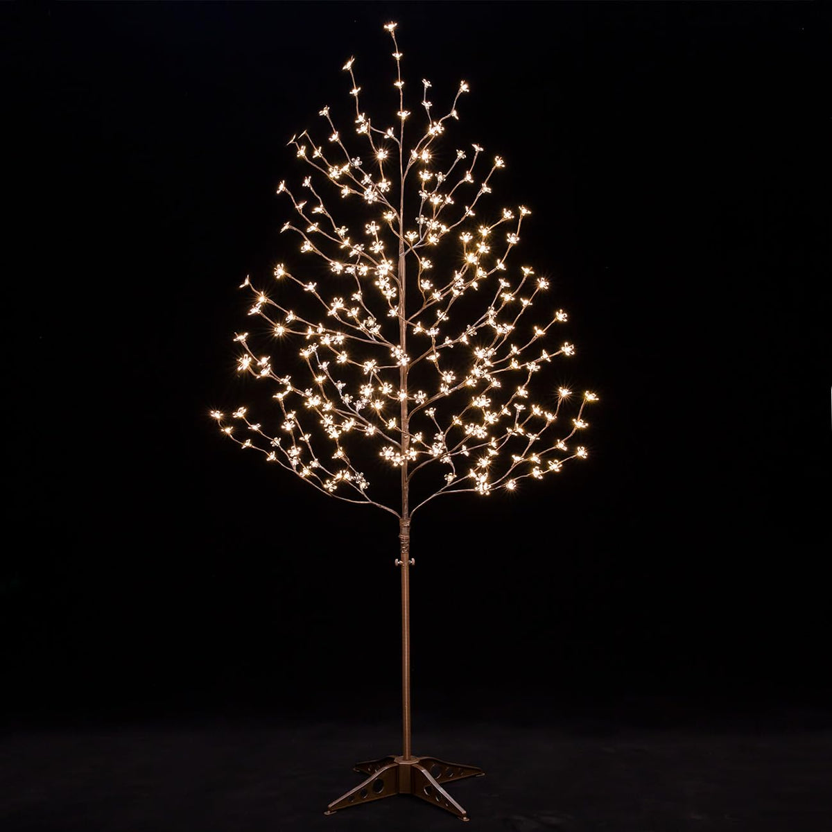 TYBEEU 6ft cherry blossom tree with warm white LEDs for cozy indoor spaces