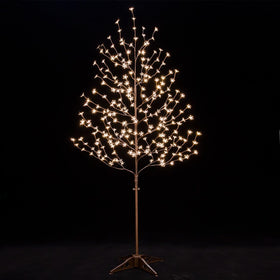 TYBEEU 6ft cherry blossom tree with warm white LEDs for cozy indoor spaces