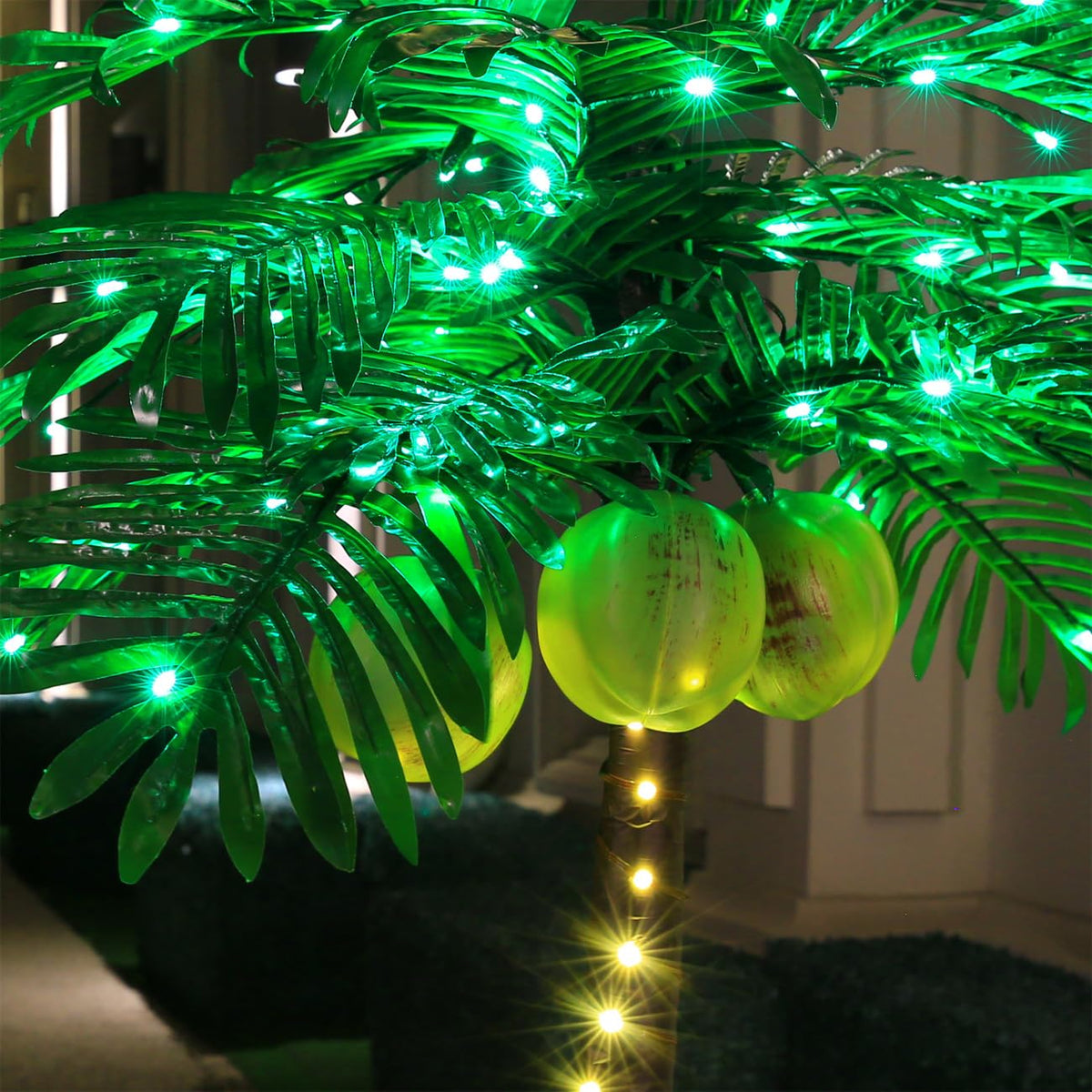 TYBEEU durable PP leaves withstand sun and rain for year-round decor