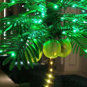 TYBEEU durable PP leaves withstand sun and rain for year-round decor