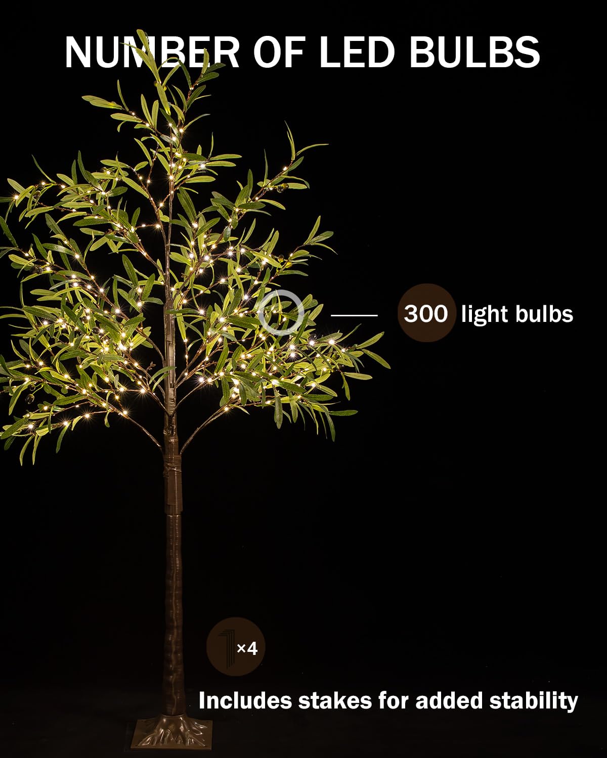 TYBEEU olive tree sustainable decor for year-round elegance.