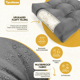 Tycdiose 3-piece set packaging preview highlights ready-to-use outdoor seating.