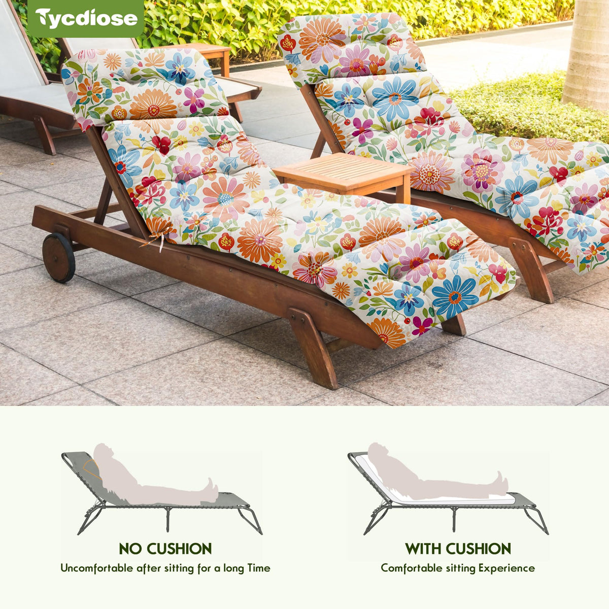 Tycdiose cushion features 3D stitching prevents shift and deformation
