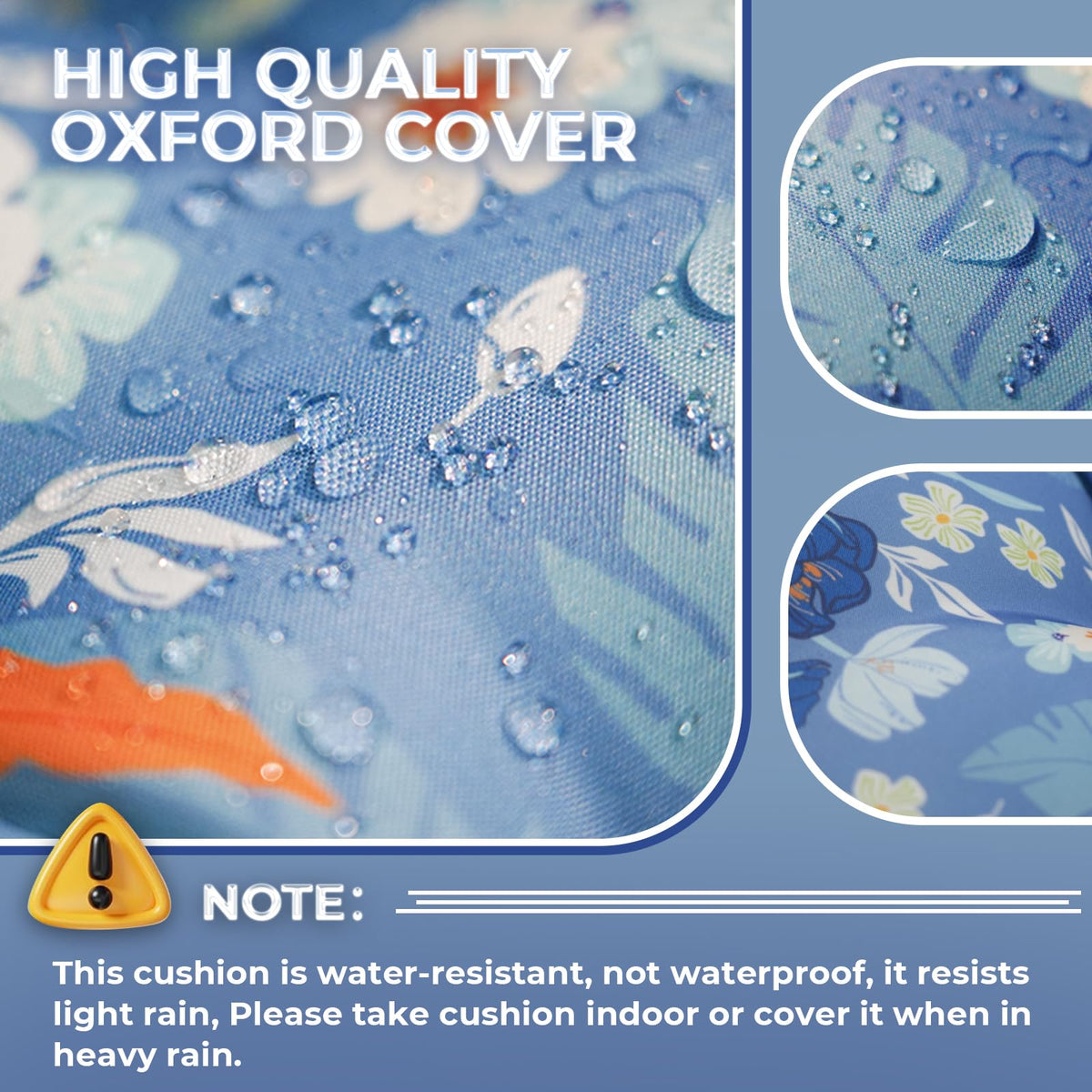 Tycdiose easy-care cushion cleans with spot cleaning and air drying