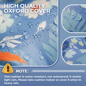 Tycdiose easy-care cushion cleans with spot cleaning and air drying