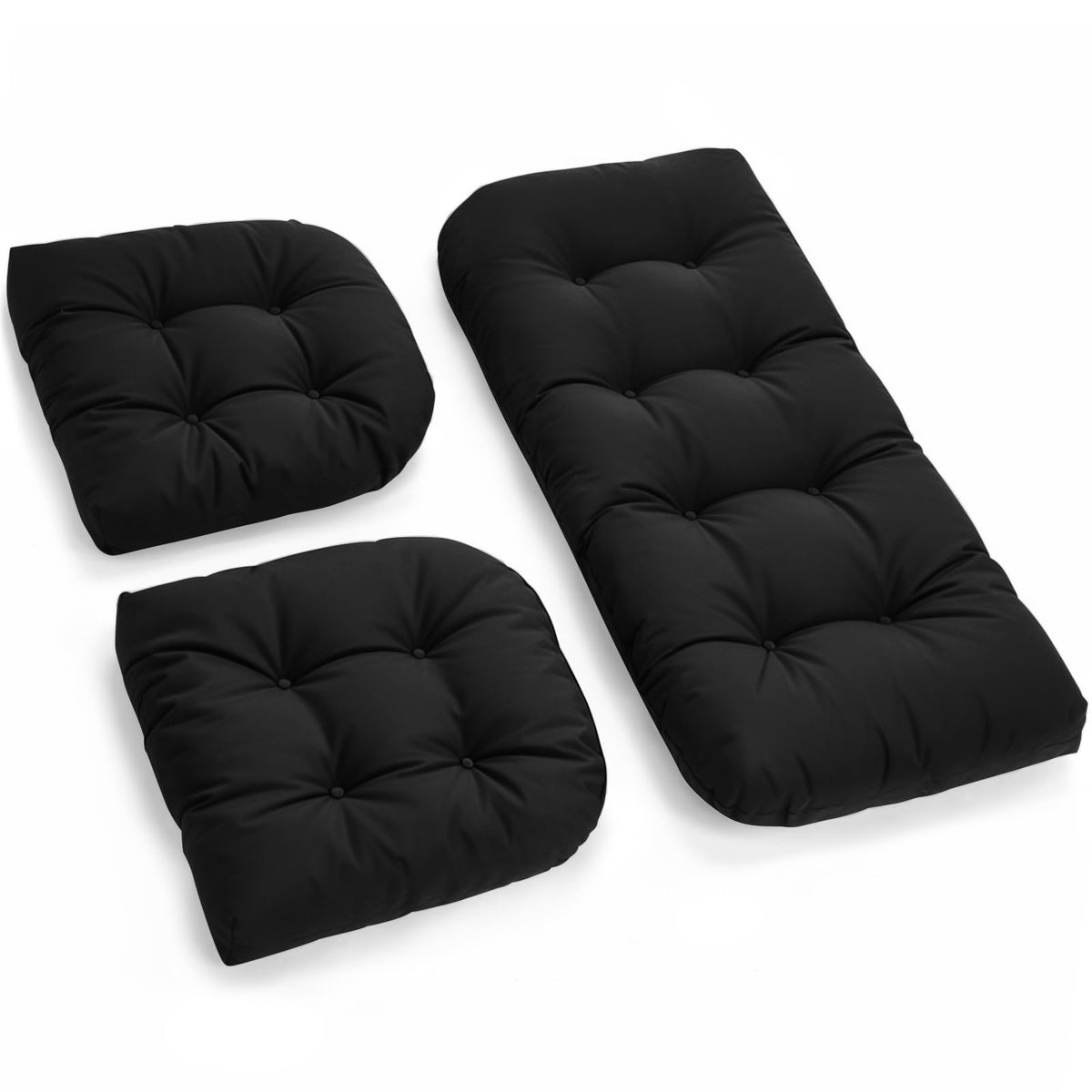 Tycdiose loveseat cushion 19x44x4 inches for all-weather outdoor seating.