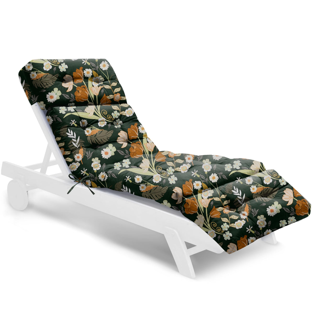 Tycdiose outdoor chaise cushion fits most lounge chairs with a generous 74.4-inch length.
