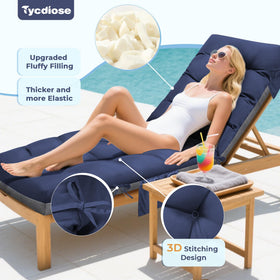 Tycdiose folding-design cushion demonstrates two-part construction for added comfort