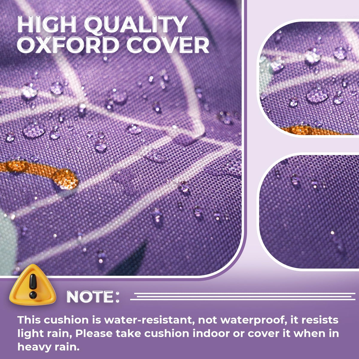 Tycdiose purple floral leaf patio cushion ideal for indoor outdoor spaces