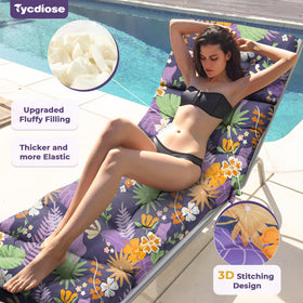Tycdiose waterproof oxford fabric cushion resists rain for outdoor use