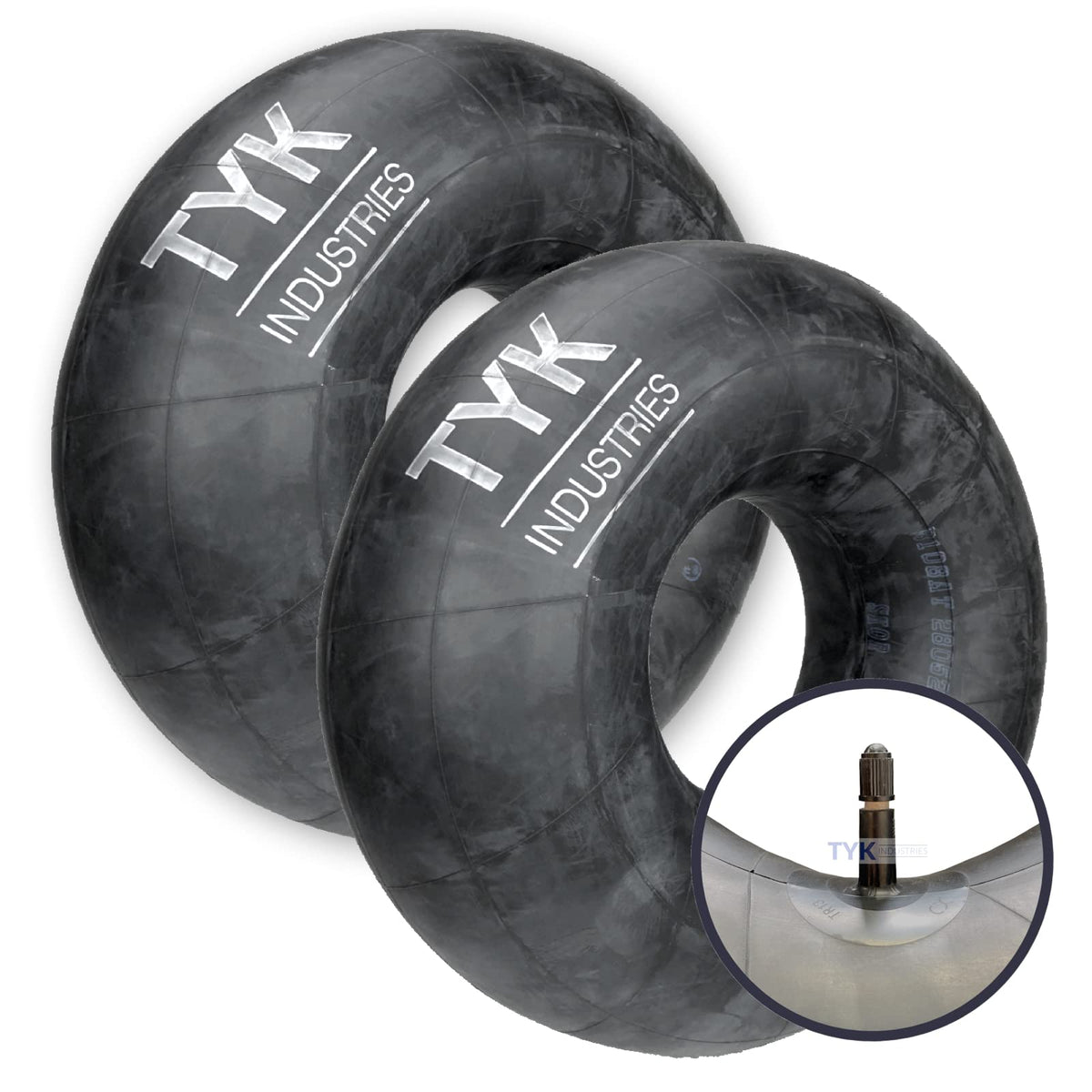 TYK Industries 18x8.50-10 inner tube with TR13 valve for puncture resistance