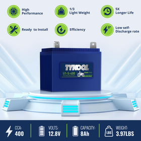 TYKOOL lithium battery high performance reduces weight on tractors