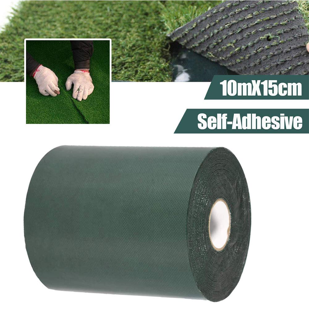 TYLife adhesive-back view highlights quick, easy installation for turf seams.