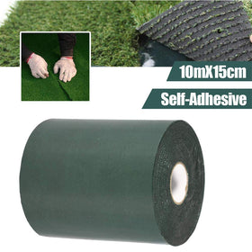 TYLife adhesive-back view highlights quick, easy installation for turf seams.