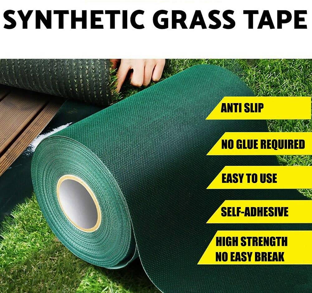 TYLife tape demonstrates durable bond ideal for pet areas and lawns.