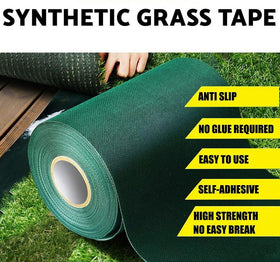 TYLife tape demonstrates durable bond ideal for pet areas and lawns.