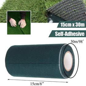 TYLife seaming tape applied to turf for quick indoor and outdoor jointing.