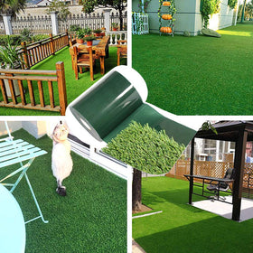 TYLife balcony garden application shows attractive, ready-to-use turf seams.