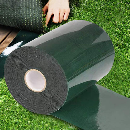 TYLife double-sided tape seam shows a seamless joint between turf pieces.
